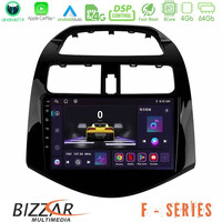 Bizzar f Series 8core Android14 4+64gb  Chevrolet Spark 2009-2015 Navigation Multimedia Tablet 9" με Carplay & Android Auto u-f-Cv0683
