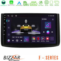 Bizzar f Series 8core Android14 4+64gb  Chevrolet Aveo 2006-2010 Navigation Multimedia Tablet 9" με Carplay & Android Auto u-f-Cv0725