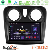 Bizzar f Series 8core Android14 4+64gb  Dacia Sandero/dokker 2014-2020 Navigation Multimedia Tablet 9" με Carplay & Android Auto u-f-Dc0621