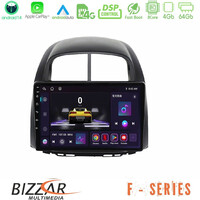 Bizzar f Series 8core Android14 4+64gb  Daihatsu Sirion/subaru Justy Navigation Multimedia Tablet 10" με Carplay & Android Auto u-f-Dh0527