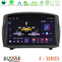 Bizzar f Series 8core Android14 4+64gb  Ford Fiesta 2008-2012 Navigation Multimedia Tablet 9" (Oem Style) με Carplay & Android Auto u-f-Fd1451