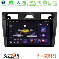 Bizzar f Series 8core Android14 4+64gb  Ford Fiesta/fusion Navigation Multimedia Tablet 9" με Carplay & Android Auto u-f-Fd990