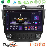 Bizzar f Series 8core Android14 4+64gb  Honda Accord 2002-2008 Navigation Multimedia Tablet 10" με Carplay & Android Auto u-f-Hd0669