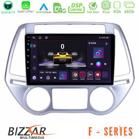 Bizzar f Series 8core Android14 4+64gb  Hyundai i20 2012-2014 Navigation Multimedia Tablet 9" με Carplay & Android Auto u-f-Hy0619