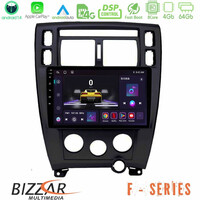 Bizzar f Series 8core Android14 4+64gb  Hyundai Tucson Navigation Multimedia Tablet 9"  με Carplay & Android Auto (Μαύρο) u-f-Hy0712bl