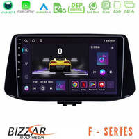 Bizzar f Series 8core Android14 4+64gb  Hyundai i30 Navigation Multimedia Tablet 9" με Carplay & Android Auto u-f-Hy0890