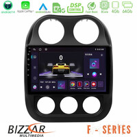 Bizzar f Series 8core Android14 4+64gb  Jeep Compass 2012-2016 Navigation Multimedia Tablet 9" με Carplay & Android Auto u-f-Jp0076