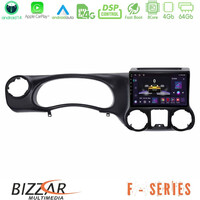 Bizzar f Series 8core Android14 4+64gb  Jeep Wrangler 2011-2014 Navigation Multimedia Tablet 9" με Carplay & Android Auto u-f-Jp0787