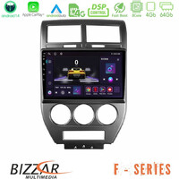 Bizzar f Series 8core Android14 4+64gb  Jeep Compass/patriot 2007-2008 Navigation Multimedia Tablet 10" με Carplay & Android Auto u-f-Jp1023