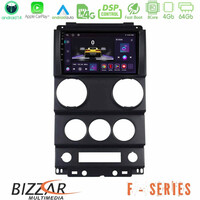 Bizzar f Series 8core Android14 4+64gb  Jeep Wrangler 2door 2008-2010 Navigation Multimedia Tablet 9" με Carplay & Android Auto u-f-Jp1037