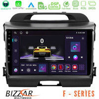 Bizzar f Series 8core Android14 4+64gb  kia Sportage Navigation Multimedia Tablet 9" με Carplay & Android Auto u-f-Ki0034