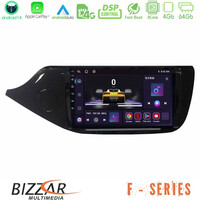 Bizzar f Series 8core Android14 4+64gb  kia Ceed 2013-2017 Navigation Multimedia Tablet 9" με Carplay & Android Auto u-f-Ki0610