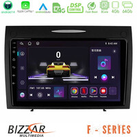 Bizzar f Series 8core Android14 4+64gb  Mercedes slk Class Navigation Multimedia Tablet 9" με Carplay & Android Auto u-f-Mb0804