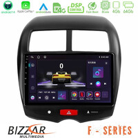 Bizzar f Series 8core Android14 4+64gb  Mitsubishi asx Navigation Multimedia Tablet 10" με Carplay & Android Auto u-f-Mt0075