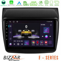 Bizzar f Series 8core Android14 4+64gb  Mitsubishi L200 Navigation Multimedia Tablet 9" με Carplay & Android Auto u-f-Mt0314