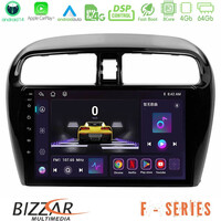 Bizzar f Series 8core Android14 4+64gb  Mitsubishi Space Star 2013-2016 Navigation Multimedia Tablet 9" με Carplay & Android Auto u-f-Mt0602