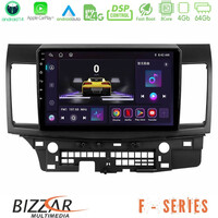 Bizzar f Series 8core Android14 4+64gb  Mitsubishi Lancer 2008 – 2015 Navigation Multimedia Tablet 10" με Carplay & Android Auto u-f-Mt232