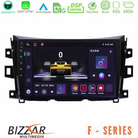 Bizzar f Series 8core Android14 4+64gb  Nissan Navara Np300 Navigation Multimedia Tablet 9" με Carplay & Android Auto u-f-Ns0340
