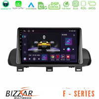 Bizzar f Series 8core Android14 4+64gb  Nissan Qashqai j12 & x-Trail t33 Navigation Multimedia Tablet 10" με Carplay & Android Auto u-f-Ns2114