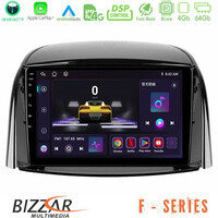 Bizzar f Series 8core Android14 4+64gb  Renault Koleos 2007-2015 Navigation Multimedia Tablet 9" με Carplay & Android Auto u-f-Rn0440