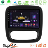 Bizzar f Series 8core Android14 4+64gb  Renault/nissan/opel/fiat Navigation Multimedia Tablet 9" με Carplay & Android Auto u-f-Rn1102