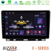 Bizzar f Series 8core Android14 4+64gb  Renault Clio 5 2020-2024 Navigation Multimedia Tablet 9" με Carplay & Android Auto u-f-Rn1389