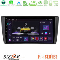 Bizzar f Series 8core Android14 4+64gb  Skoda Octavia 2004-2012 Navigation Multimedia Tablet 9" με Carplay & Android Auto u-f-Sk1914