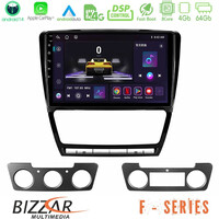 Bizzar f Series 8core Android14 4+64gb  Skoda Octavia 5 Navigation Multimedia Tablet 10" με Carplay & Android Auto u-f-Sk229b