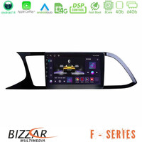 Bizzar f Series 8core Android14 4+64gb  Seat Leon 2013 – 2019 Navigation Multimedia Tablet 9" με Carplay & Android Auto u-f-St0790