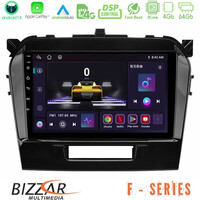 Bizzar f Series 8core Android14 4+64gb  Suzuki Vitara 2015-2021 Navigation Multimedia Tablet 9" με Carplay & Android Auto u-f-Sz0162