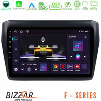 Bizzar f Series 8core Android14 4+64gb  Suzuki Swift 2017-2023 Navigation Multimedia Tablet 9" με Carplay & Android Auto u-f-Sz0522