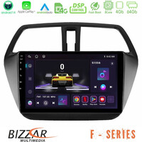 Bizzar f Series 8core Android14 4+64gb  Suzuki sx4 s-Cross Navigation Multimedia Tablet 9" με Carplay & Android Auto u-f-Sz578
