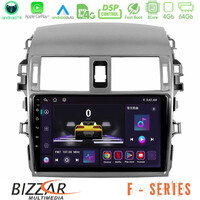 Bizzar f Series 8core Android14 4+64gb  Toyota Corolla 2008-2010 Navigation Multimedia Tablet 9" με Carplay & Android Auto u-f-Ty0144