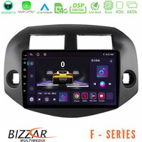 Bizzar f Series 8core Android14 4+64gb  Toyota Rav4 2006-2012 Navigation Multimedia Tablet 10" με Carplay & Android Auto u-f-Ty0165