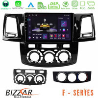 Bizzar f Series 8core Android14 4+64gb  Toyota Hilux 2007-2016 Navigation Multimedia Tablet 9" με Carplay & Android Auto u-f-Ty0571