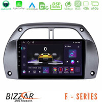 Bizzar f Series 8core Android14 4+64gb  Toyota Rav4 2001 - 2006 Navigation Multimedia Tablet 9" με Carplay & Android Auto u-f-Ty0953