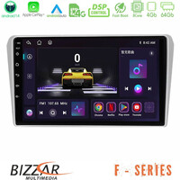 Bizzar f Series 8core Android14 4+64gb  Toyota Avensis t25 02/2003–2008 Navigation Multimedia Tablet 9" με Carplay & Android Auto u-f-Ty412n