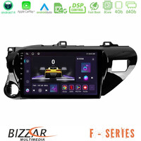 Bizzar f Series 8core Android14 4+64gb  Toyota Hilux 2017-2021 Navigation Multimedia Tablet 10" με Carplay & Android Auto u-f-Ty600