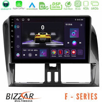 Bizzar f Series 8core Android14 4+64gb  Volvo Xc60 2009-2012 Navigation Multimedia Tablet 9" με Carplay & Android Auto u-f-Vl0468