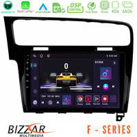 Bizzar f Series 8core Android14 4+64gb  vw Golf 7 Navigation Multimedia Tablet 10" με Carplay & Android Auto u-f-Vw0003pb