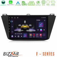 Bizzar f Series 8core Android14 4+64gb  vw Tiguan 2016-2022 Navigation Multimedia Tablet 10" με Carplay & Android Auto u-f-Vw0082