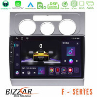 Bizzar f Series 8core Android14 4+64gb  vw Touran 2003-2011 Navigation Multimedia Tablet 10" με Carplay & Android Auto u-f-Vw1000