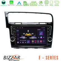 Bizzar f Series 8core Android14 4+64gb  vw Golf 7 Navigation Multimedia Tablet 9" με Carplay & Android Auto (Oem Look) u-f-Vw1381