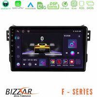Bizzar f Series 8core Android14 4+64gb  Suzuki Splash & Opel Agila 2008-2014 Navigation Multimedia Tablet 9" με Carplay & Android Auto u-f-Sz0648
