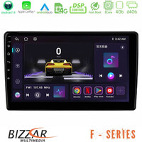 Bizzar f Series 8core Android14 4+64gb Ford 2007~2014 Navigation Multimedia Tablet 9" με Carplay & Android Auto u-f-Fd1355