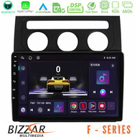Bizzar f Series 8core Android14 4+64gb     vw Touran 2003-2011 Navigation Multimedia Tablet 9"  με Carplay & Android Auto u-f-Vw1001