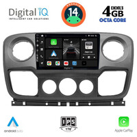 DIGITAL IQ BXD 8463_CPAA (10inc) MULTIMEDIA TABLET for NISSAN NV400 - OPEL MOVANO - RENAULT MASTER mod. 2010-2020