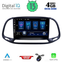 DIQ BXD 8138_CPA (9inc) MULTIMEDIA TABLET for FIAT DOBLO – OPEL COMBO mod. 2015-2018