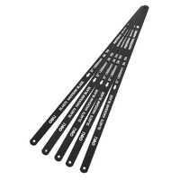 DELI σετ λάμες πριονιού σιδήρου/ξύλου DL4673, 300mm, 24 TPI, 5τμχ