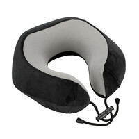 L5416.7 ΜΑΞΙΛΑΡΙ ΤΑΞΙΔΙΟΥ ΑΥΧΕΝΑ ΕΡΓΟΝΟΜΙΚΟ MEMORY FOAM ΜΑΥΡΟ/ΓΚΡΙ NECK-LUXE LAMPA - 1 ΤΕΜ.